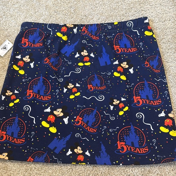 NWT Walt Disney World 50th Vault Collection Patterned Drawstring Skirt - Picture 6 of 7